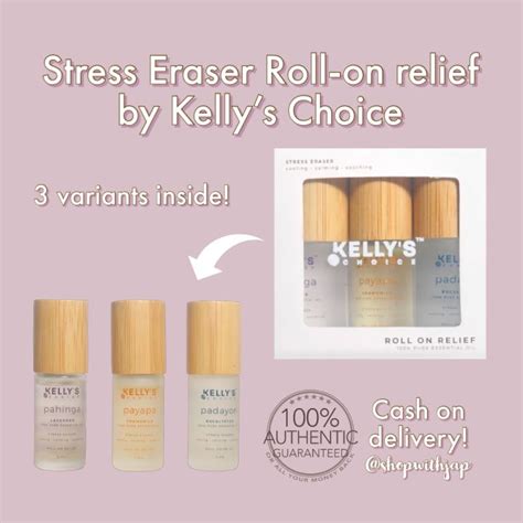 Kellys Choice Stress Eraser Roll On Relief Lazada Ph