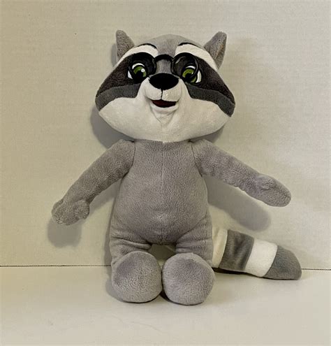 16" GREAT WOLF LODGE OLIVER THE RACCOON W/ GLASSES PLUSH FIGURE