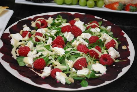 Fil et fouet Carpaccio de betterave au fromage de chèvre