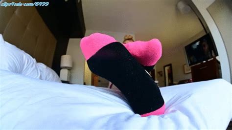 K Lee Madison Sock And Sole Tease MP Amateur Soles Giantess And