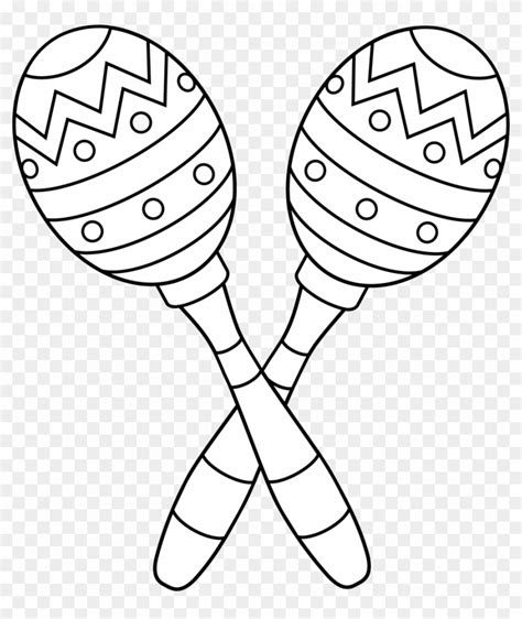 Full Maracas Coloring Pages Weird Gites Loire Valley - Cinco De Mayo ...