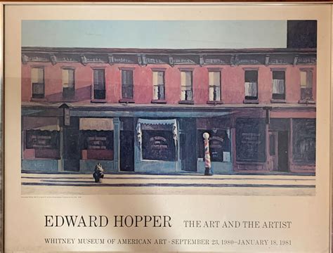 At Auction Edward Hopper Edward Hopper Exhibition Poster