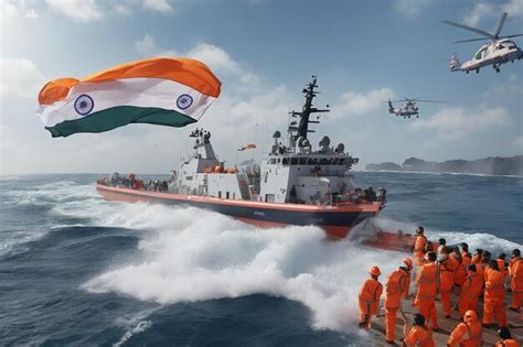 Premium Photo Indian Coast Guard Day