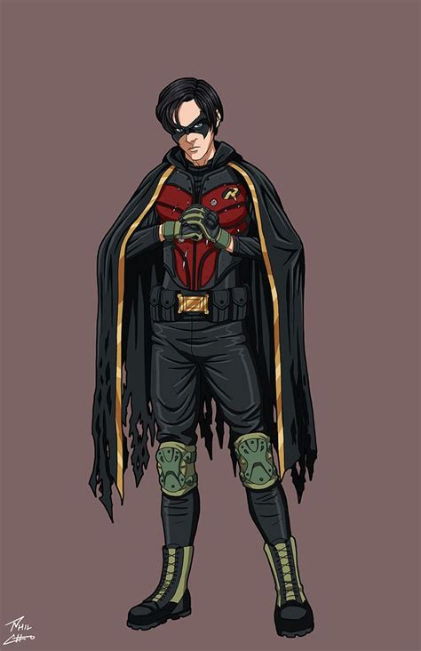 Jason Todd Batman Death Of Robin Commission By Phil Cho On