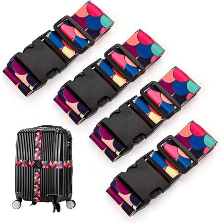 Adjustable Luggage Straps Tsa Approved Suitcase Strap Travel Luggage