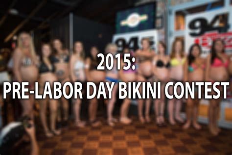 Pregnant Bikini Contest