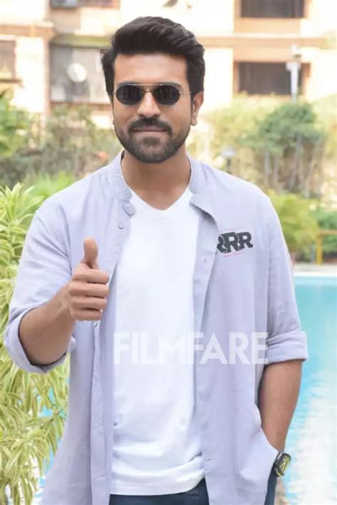 Photos Ram Charan NTR Jr And SS Rajamouli Promote RRR In Mumbai