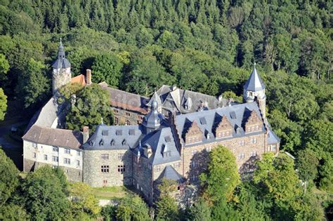 Luftaufnahme Mansfeld Schloss Rammelburg In Mansfeld Im Bundesland