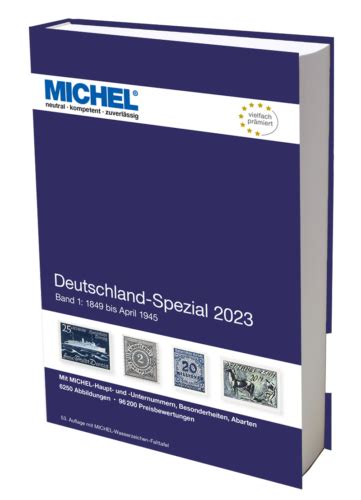 Michel Stamp Catalogue Germany Specialized Band April