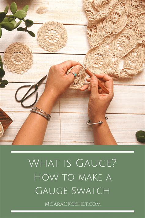 What Is Crochet Gauge How To Make A Gauge Swatch Moara Crochet