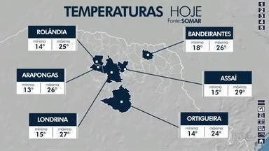 Meio Dia Paran Londrina Segunda Feira Deve Ser De Tempo