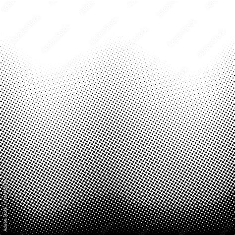 Halftone Gradient Background Grunge Halftone Pop Art Texture With Vanishing Effect White And