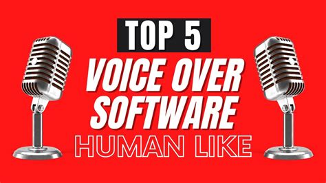 Top Human Like Voice Over Software Create Professional Voice Overs