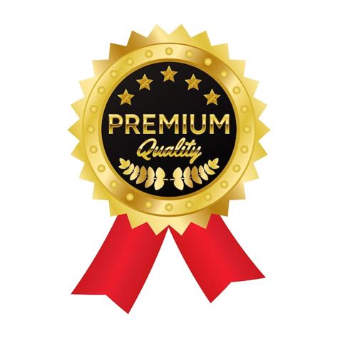 Medalha De Selo Gold Premium Quality Estrelas Coroa De Louros E