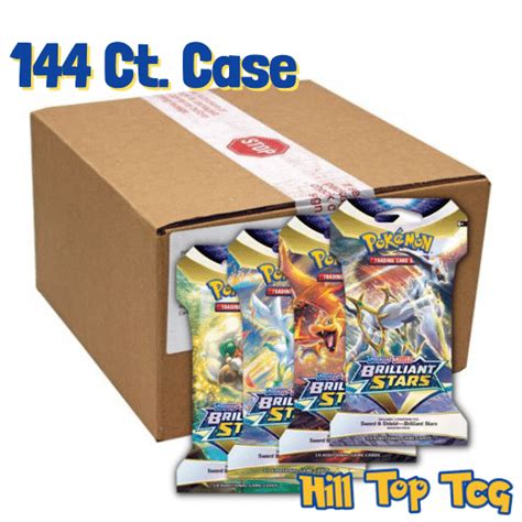 Pok Mon Tcg Sword Shield Brilliant Stars Sleeved Booster Pack Case