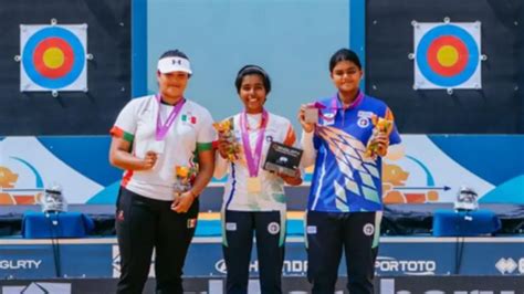 World Archery Championships Aditi Gopichand Swami Clinches Individual