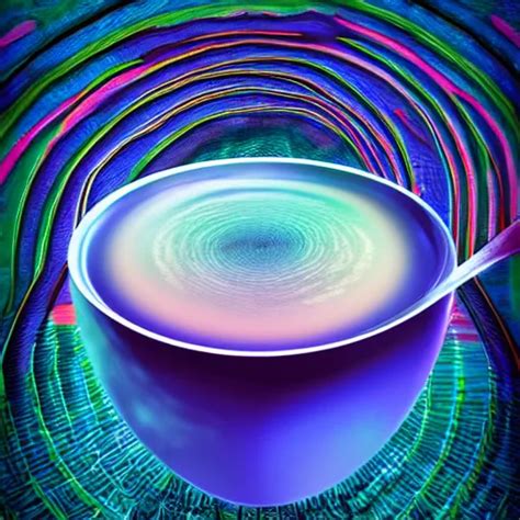 A Bowl Of Soup That Is Portal To Another Dimension As Stable