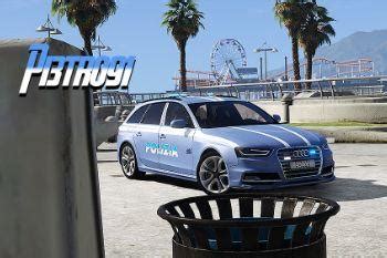 Audi S Avant Polizia Italiana Gta Mods