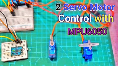 How To Control Servo Motor With Mpu Youtube