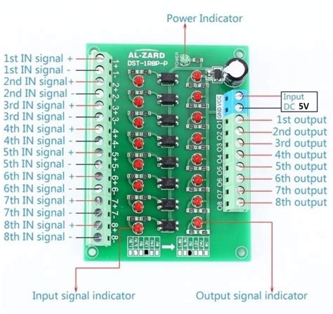 Modulo Optoacoplador De V A V Pnp De Canales De Aislamiento