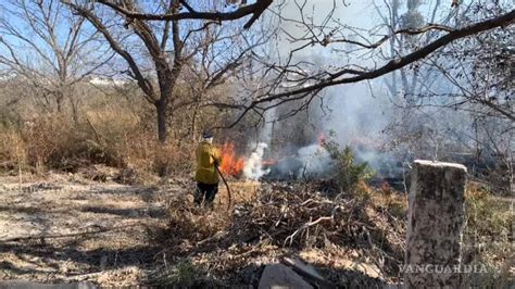 Denuncian Incendio En Predio Al Norte De Saltillo