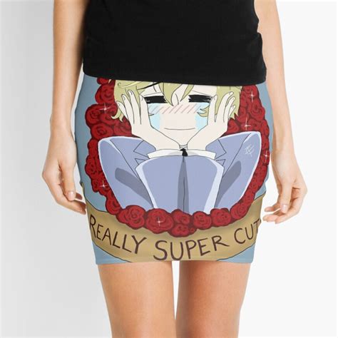 Tamaki Suoh You Re Cute Ohshc Fanart Mini Skirt By Climbtheivy