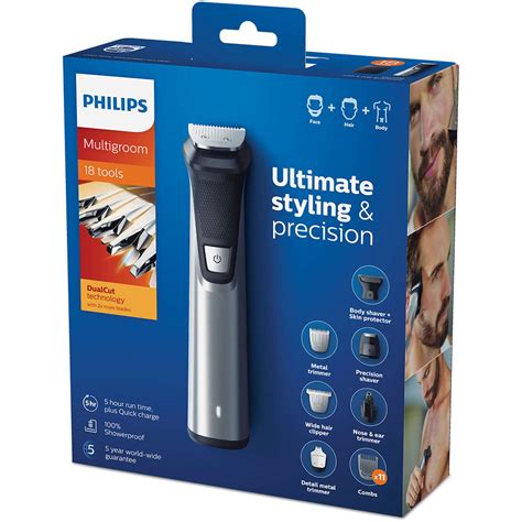 Philips MG7770 15 Series 7000 18 In 1 Face Hair And Body Multigroomer