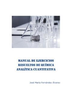 Manual de Ejercicios resueltos de Química Analítica manual de