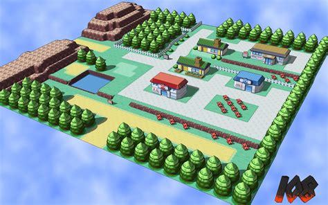 Pokemon Game Backgrounds Pallet Town