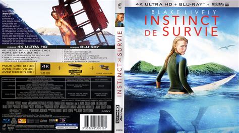 Jaquette DVD de Instinct de Survie 4K BLU RAY Cinéma Passion