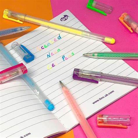 Scented fluorolicious neon gel pens – Artofit