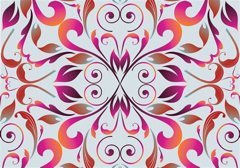 Seamless Colorful Floral Pattern Background Download Free Vector Art