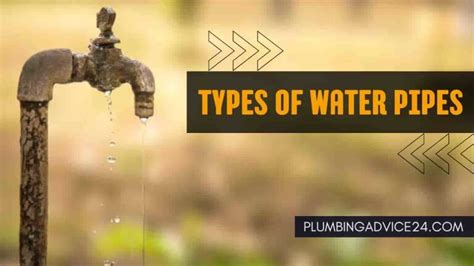 Types Of Water Pipes For Homes Pipes For Water Supply Plumbing Advice24