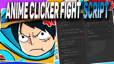 Anime Clicker Fight Script AutoClick Autofarm AutoHatch YouTube