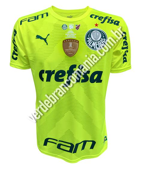 Camisa Goleiro II Oficial Puma Palmeiras 2022 23 Recopa Sulamericana