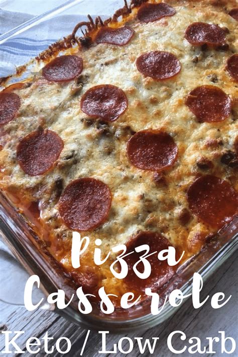 Keto Pizza Casserole {keto Low Carb} Kasey Trenum