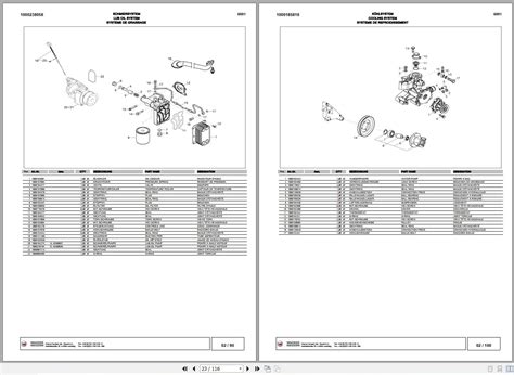 Wacker Neuson Dumper 6001 Spare Parts List 1000182752
