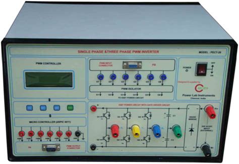 IGBT Based Single Three Phase PWM Inverter V Instruments