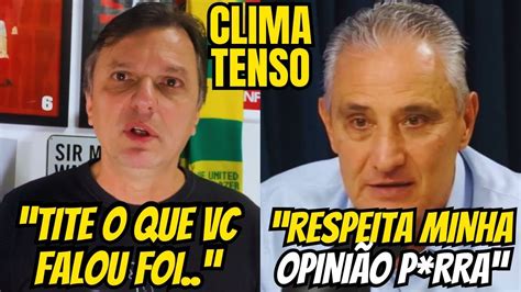 Olha S A Declara O Pol Mica De Tite No Flamengo Que Deixou Os