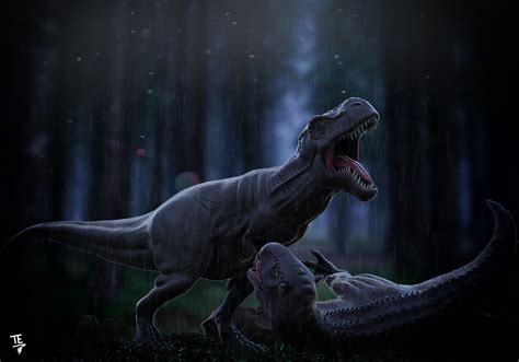 Carnotaurus Vs Tyrannosaurus