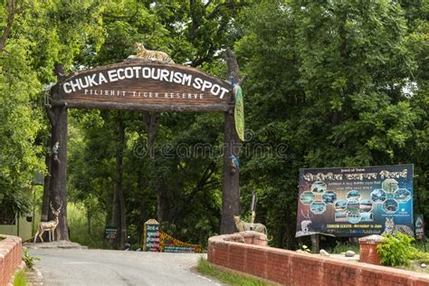 Chuka Ecotourism Spot, Pilibhit, Uttar Pradesh, India - May 22, 2022 - Main Entry or Entrance ...