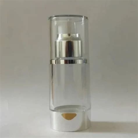 liquid foundation bottle acrylic airless pumping  rs piece