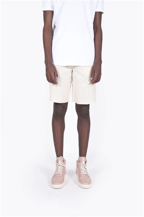 Aimé Leon Dore Cotton Basketball Shorts Cream Garmentory