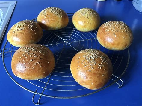 Brioche Buns Hamburger Brötchen Einfach Backen Marcel Paa