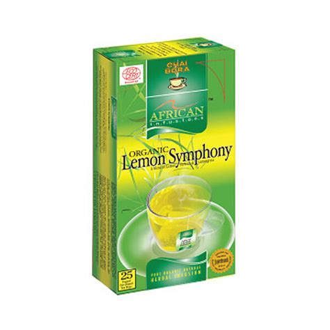 Chai Bora Organic Lemon Symphony Tea Bags 12x25bags Suvacor Ltd