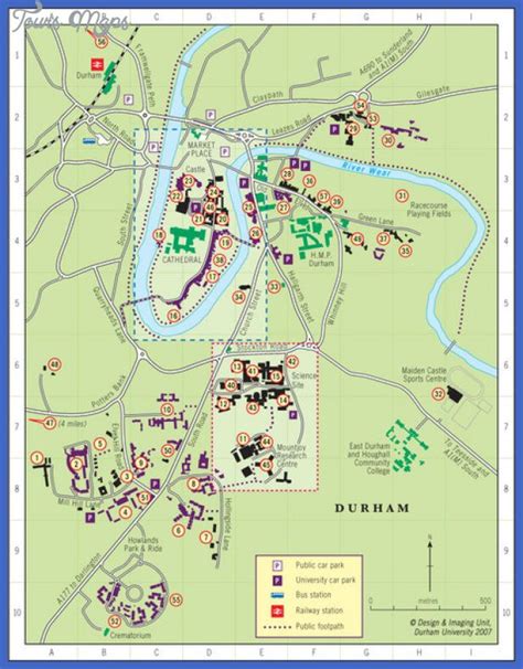 Durham University Campus Map