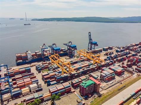 Navio Porta Contentores Na Importa O Exporta O E Log Stica