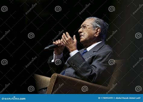 Prime Minister Of Malaysia Mahathir Mohamad Editorial Stock Image