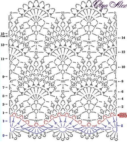 Russian Crochet Lace Diagrams