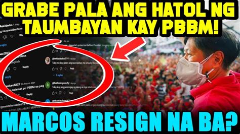 Omg Pbbm May Hatol Na Mula Sa Taumbayan Resign Ba O Very Good